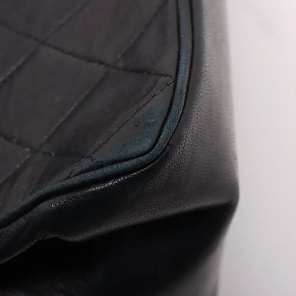 Chanel With Serial Seal Matelasse Lambskin Leather Double Flap 2WAY Chain - Picture 13 of 14